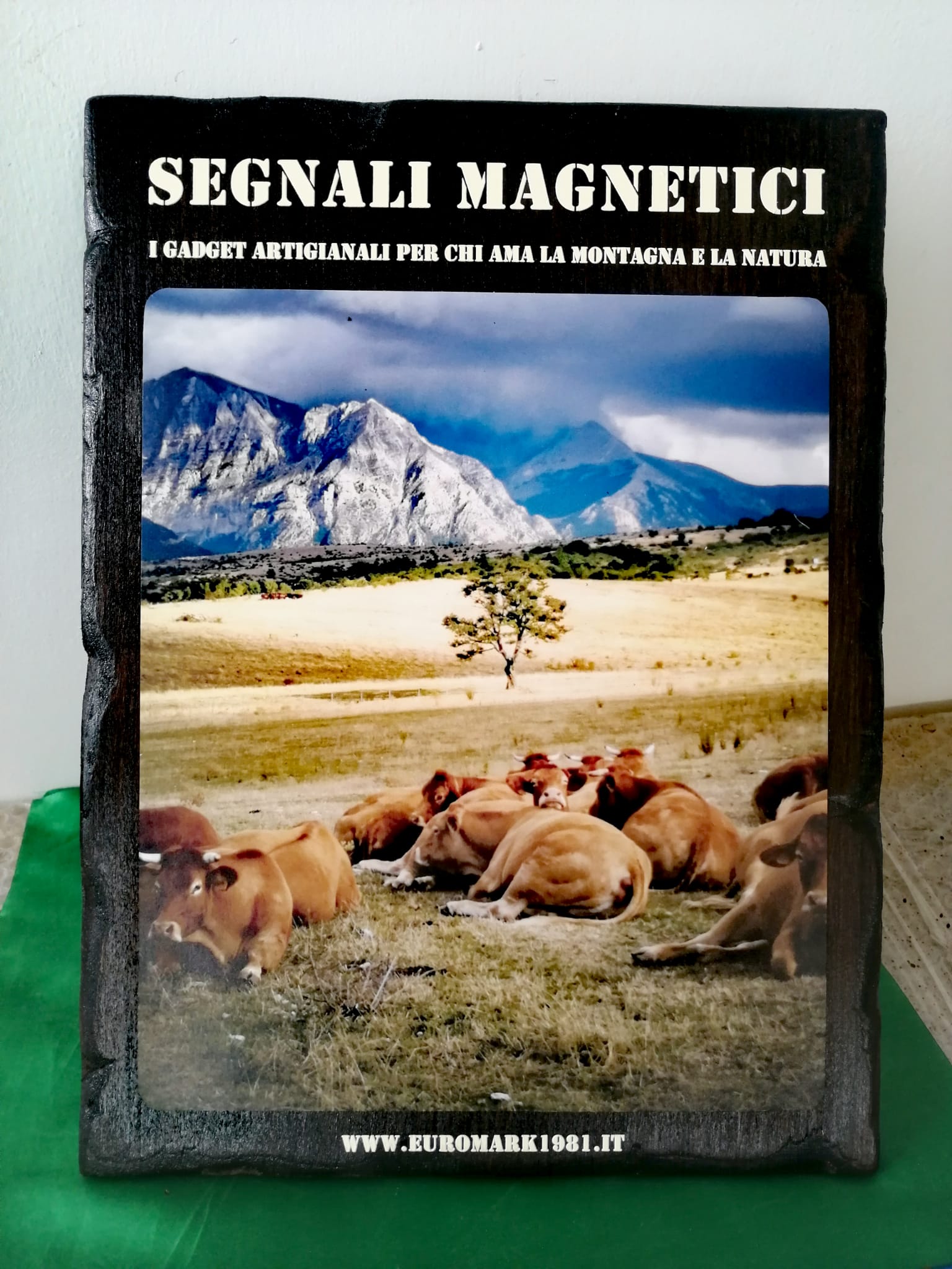 Espositore Legno Segnali Magnetici Sentieri Espositore Legno Segnali Magnetici Sentieri