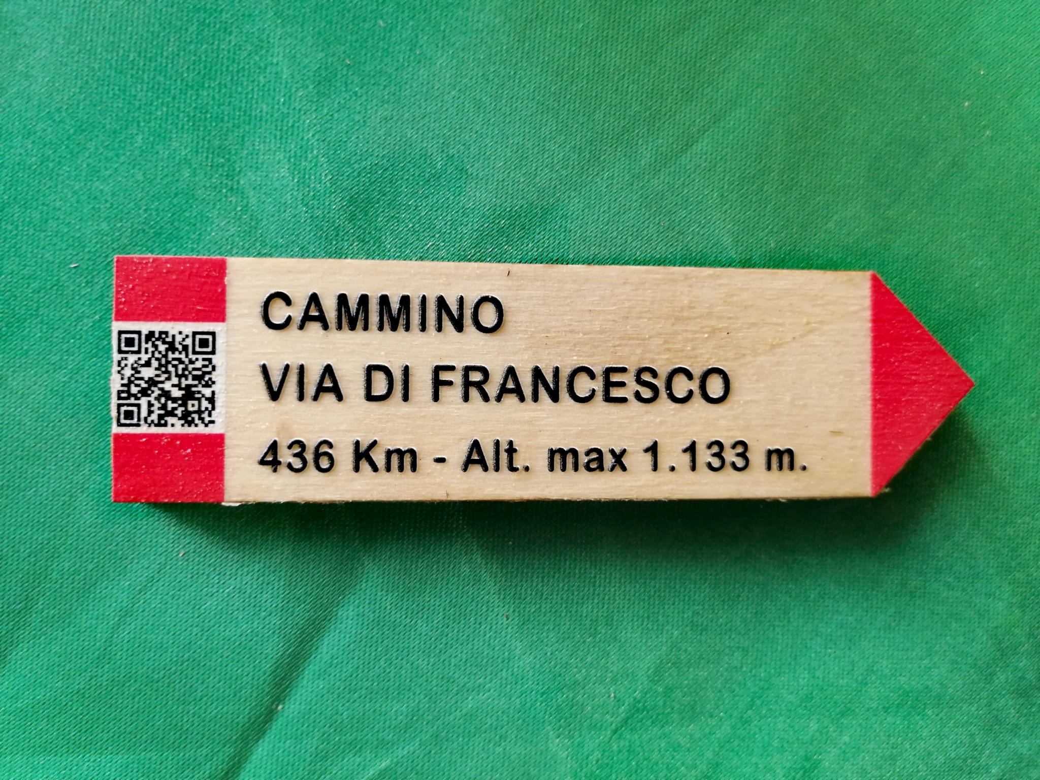 Segnale Magnetico Sentiero Via di Francesco Segnale Magnetico Sentiero - Cammino Via di San Francesco - 436 Km - Alt. max 1.133 m.